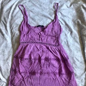 Purple summer dress